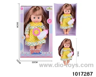 15 inch doll set with ic in window box