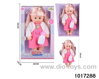 15 inch doll set with ic in window box