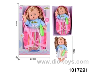 14 inch doll set in window box