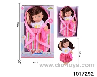 14 inch doll set in window box