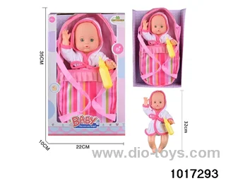 14 inch doll set in window box