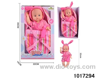 14 inch doll set in window box