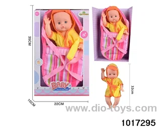 14 inch doll set in window box