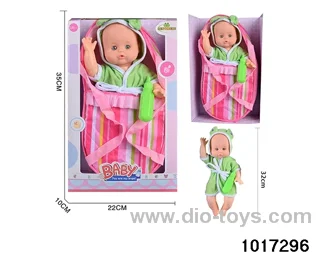 14 inch doll set in window box