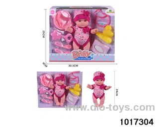 10 inch doll set in window box
