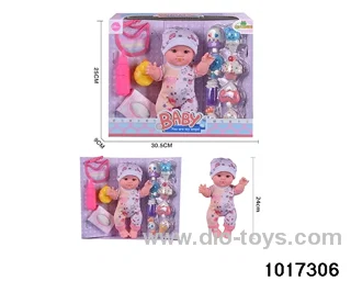10 inch doll set in window box