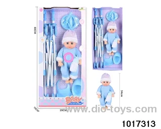 15 inch doll set with ic in window box