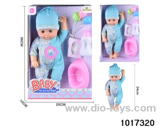 15 inch doll set with ic in window box
