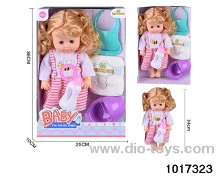 15 inch doll set with ic in window box