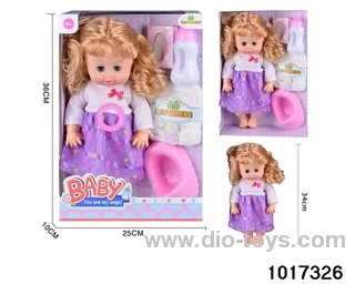 15 inch doll set with ic in window box