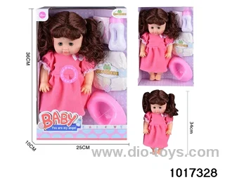 15 inch doll set with ic in window box