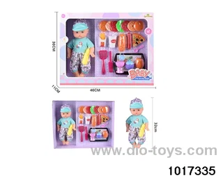 14 inch doll set in window box