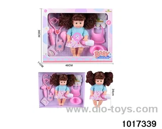 15 inch doll set with ic in window box