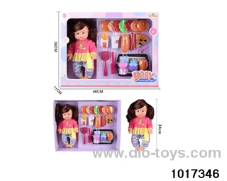 14 inch doll set in window box