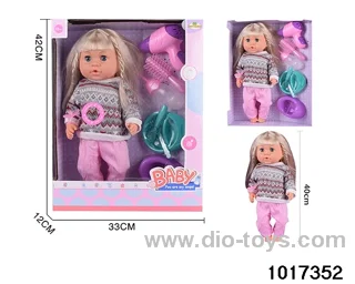 18 inch doll set with ic in window box