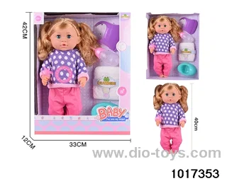 18 inch doll set with ic in window box