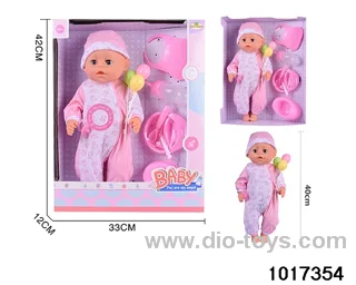 18 inch doll set with ic in window box