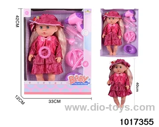 18 inch doll set with ic in window box