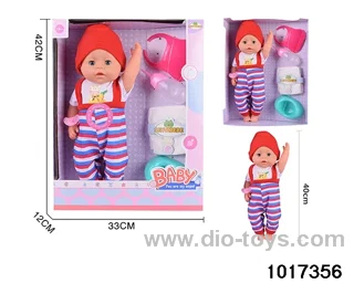 18 inch doll set with ic in window box
