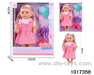 18 inch doll set with ic in window box