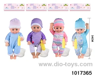 15 inch doll set with ic （4 models mixed） in PP bag with header