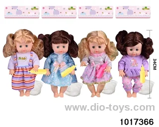 15 inch doll set with ic （4 models mixed） in PP bag with header