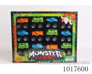 12pcs free wheel car in Window box