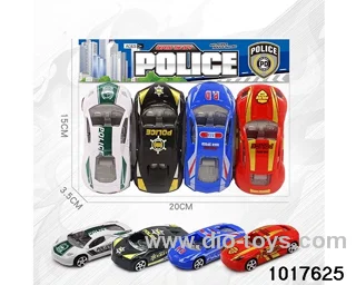 free wheel car set in PP bag with header