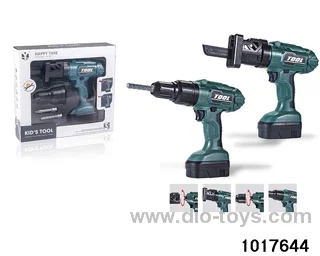 Double-headed electric drill (electric light does not cover electricity) in window box