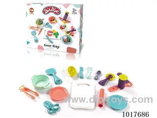 Color clay set (6 cans of 2 ounces) in color box