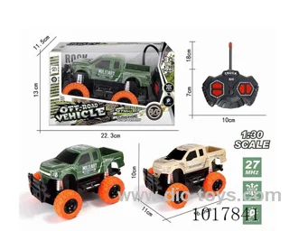 1:30 4ch RC car  with light many color mixed loading in  window  box