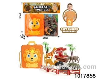Forest animal scene set in PP bag with header
