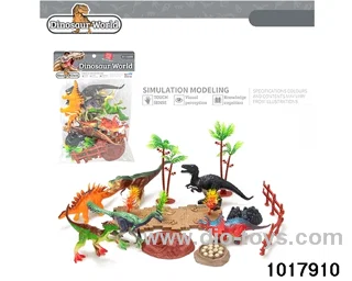 Dinosaur set in PP bag with header
