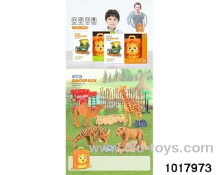 Forest animal scene set in window box