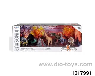 Dinosaur scene set in display box