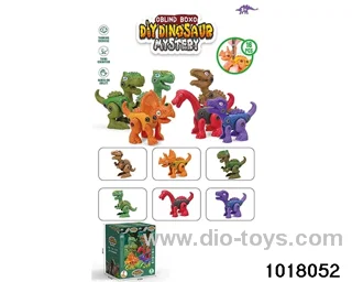 Disassemble dinosaur in display box