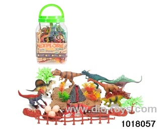 32pcs Dinosaur Set in Barrel