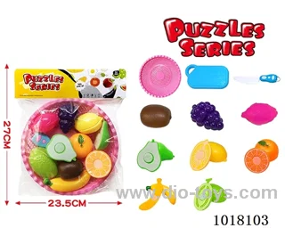 16pcs Fruit cutting toy in PP bag with header
