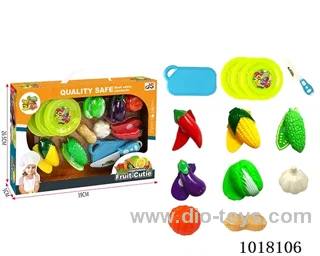 18pcs sliceable toy in Window box