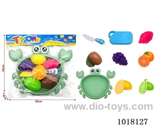 13pcs Fruit cutting toy in poly bag header