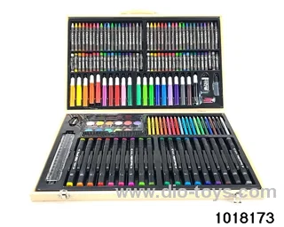 188pcs Stationery Sets in wooden box