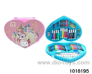 72pcs Stationery Sets in PVC bag