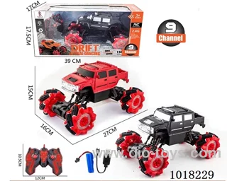 1:14 9ch RC Pickup stunt car 2color mixed loading in window box