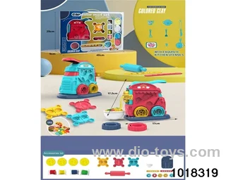 Color clay set in window box