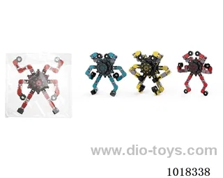 transforming fidget spinner 4color mixed loading in opp bag