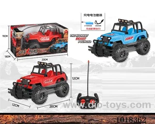 1:16 4ch RC car with light 2color mixed loading  in window box