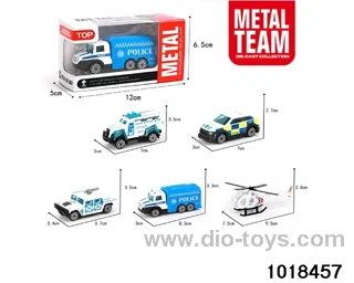 Sliding alloy car in window box