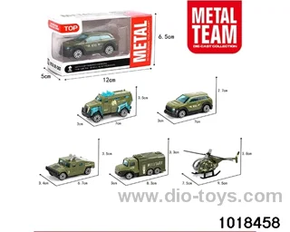 Sliding alloy car in window box