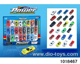 Sliding alloy car（24pcs）in window box