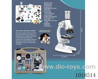microscope in hand box